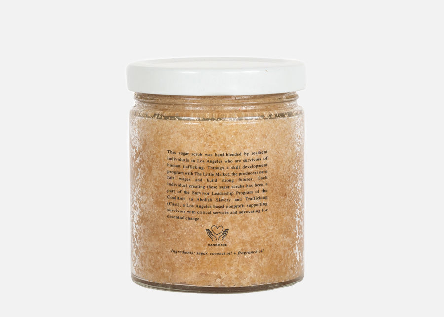Full View of The Little Market Vanilla Sugar Scrub image number 1